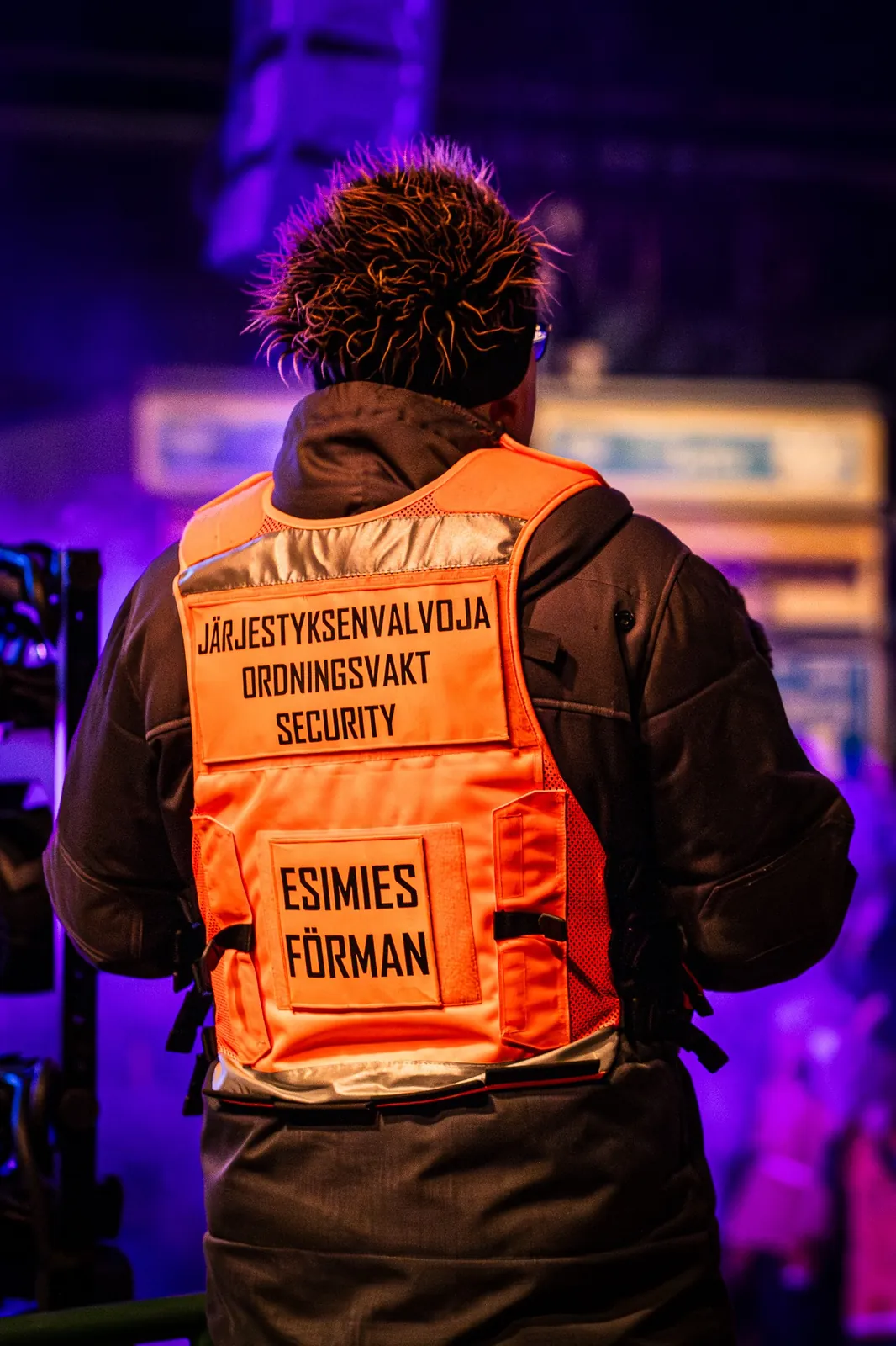 Järjestyksenvalvoja tapahtumassa